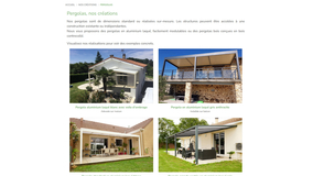 Page avec galerie photos