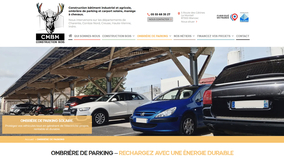 Page catégorie ombrière de parking