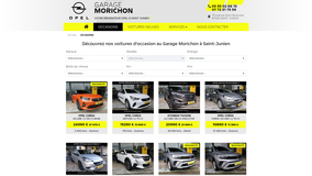 Page catégorie avec filtres